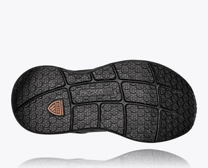 Hoka Women's Bondi SR Walking Shoes Black / Black - achilles heel